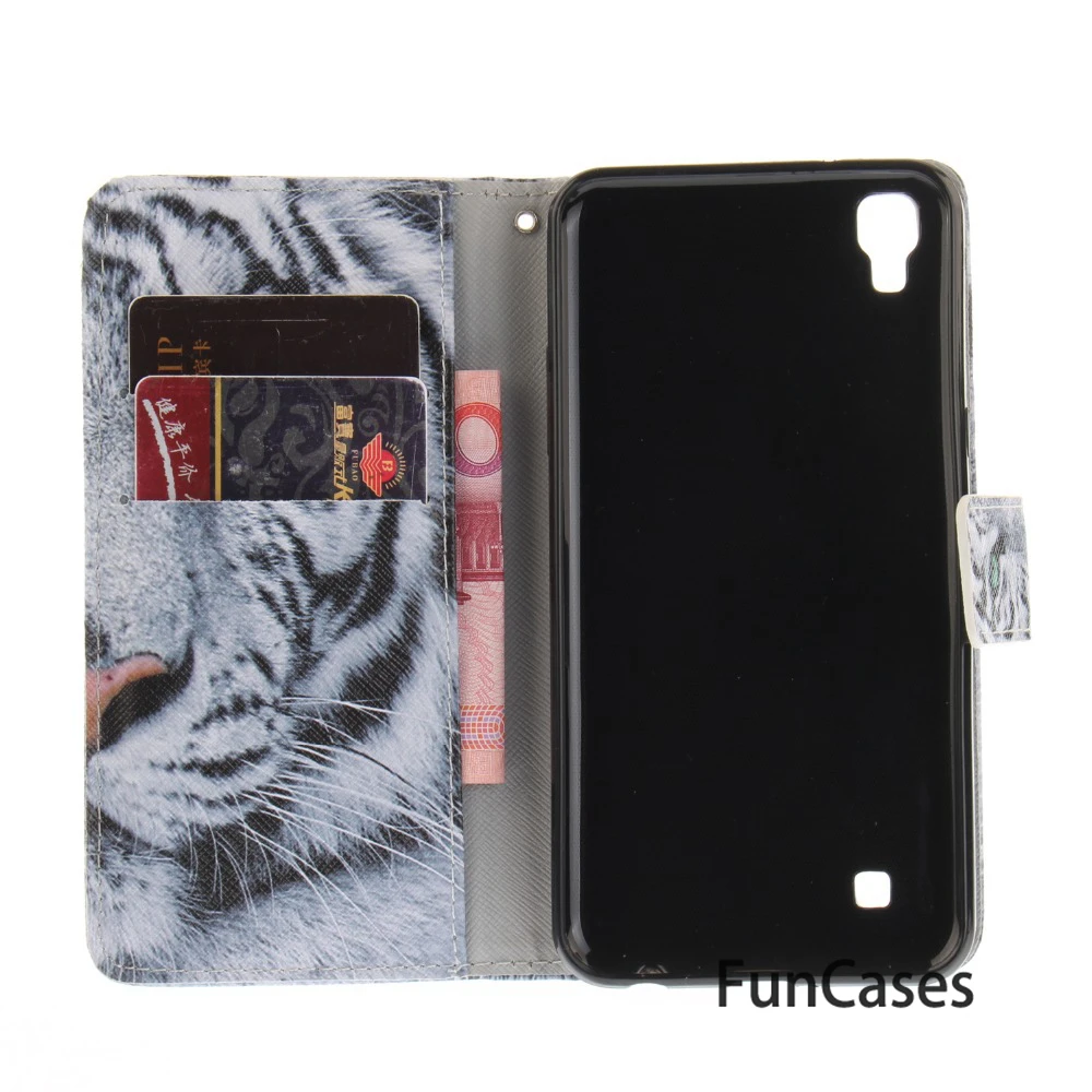 Чехол-подставка для fundas LG X power чехол K220DS K220 5 3 дюймов + визитницы покрытие тонкая