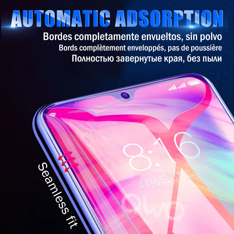 20D голубой свет гидрогель для Xiaomi redmi note 7 6 9T редми нот 8 про k20 pro протектор экрана гидрогелевая пленка для redmi note 8 Pro global A2 go защитная пленка смартфон телефон