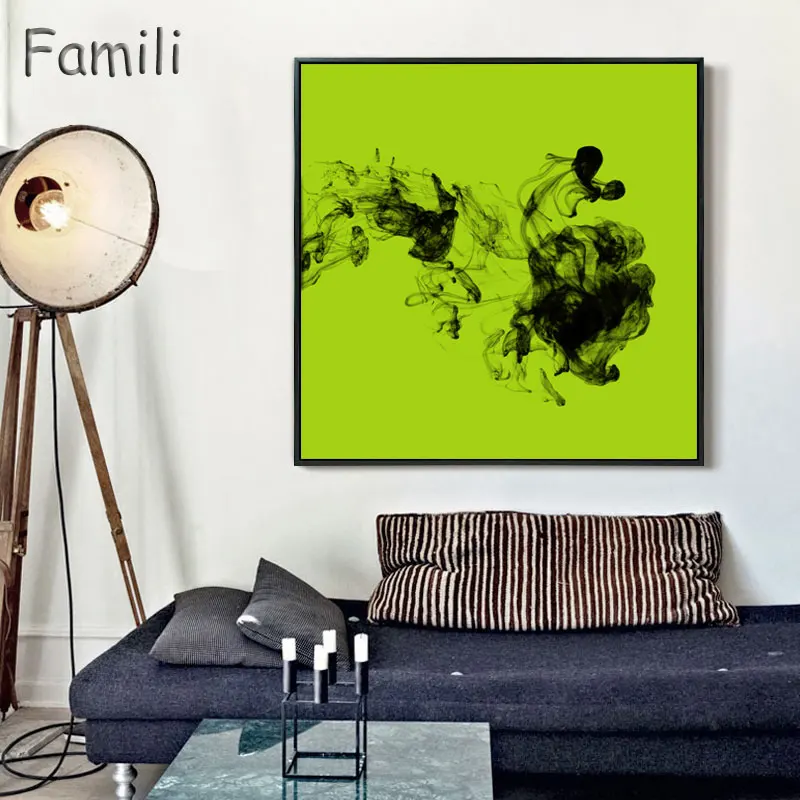 Modern Home Decor Art Picture Prints Black Undercurrent Decorative Paintings Nordic Style Paints Boards To Room 3 Panel No Frame | Дом и сад