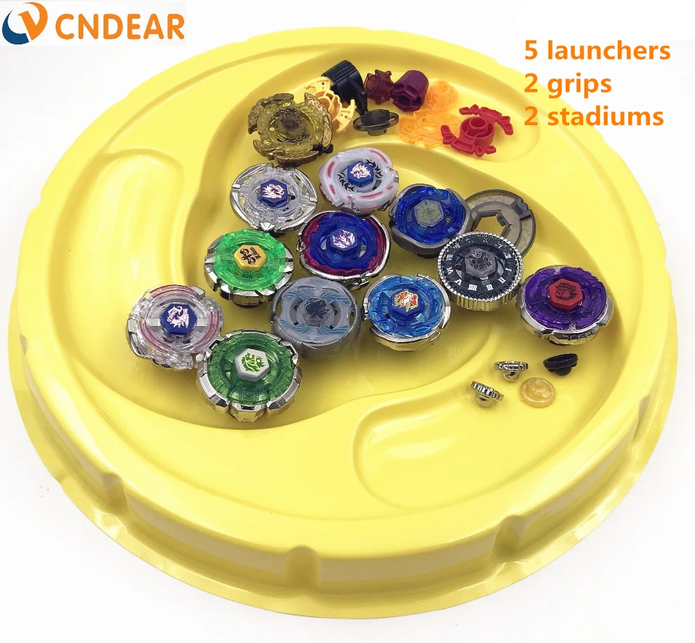 beyblade burst стадион Металл Fusion 4D Freies spinner Топ пусковая установка и ручка Арена детские игрушки