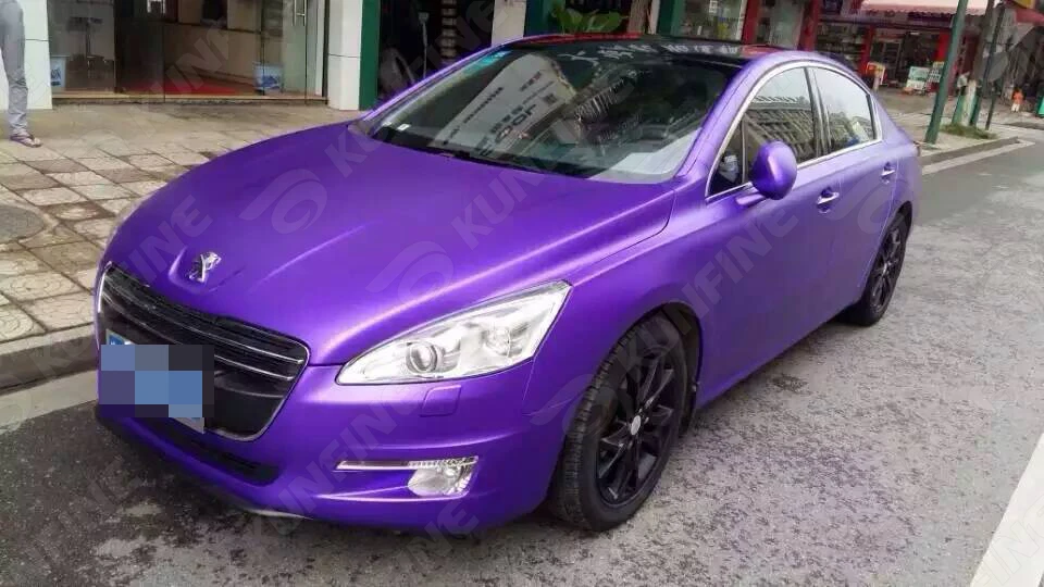 Автомобильный Стайлинг обертывание матовая ледяная фиолетовая Автомобильная