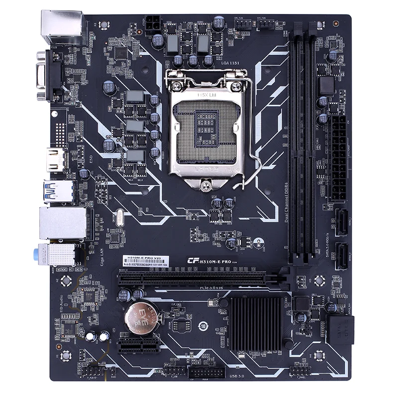 Цветным управление материнская плата DDR4 1151 H310
