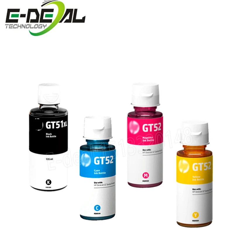 E-deal оригинальный краситель для HP GT51 GT52 GT5810 GT5820 GT серии струйный принтер 51 52 5810 5820 |
