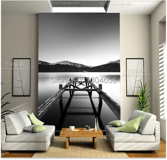 Фотообои на заказ 3D обои длинная экспозиция Loch Lomond ТВ диван спальни фон