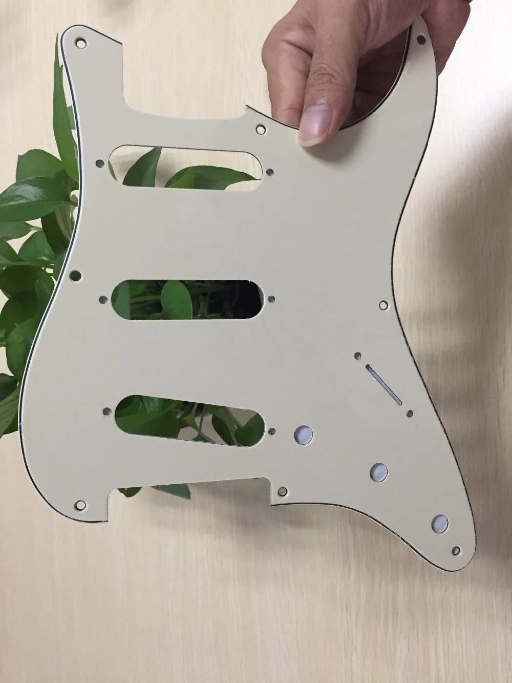 FLEOR 1 шт. винтажная 8 отверстий электрогитара Strat накладка sss pick Guard царапина пластина w/Винты гитарные части и аксессуары