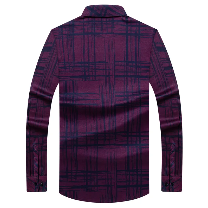 Мужская одежда больших размеров 8XL 6XL 5XL 2018 с длинными рукавами гавайская рубашка