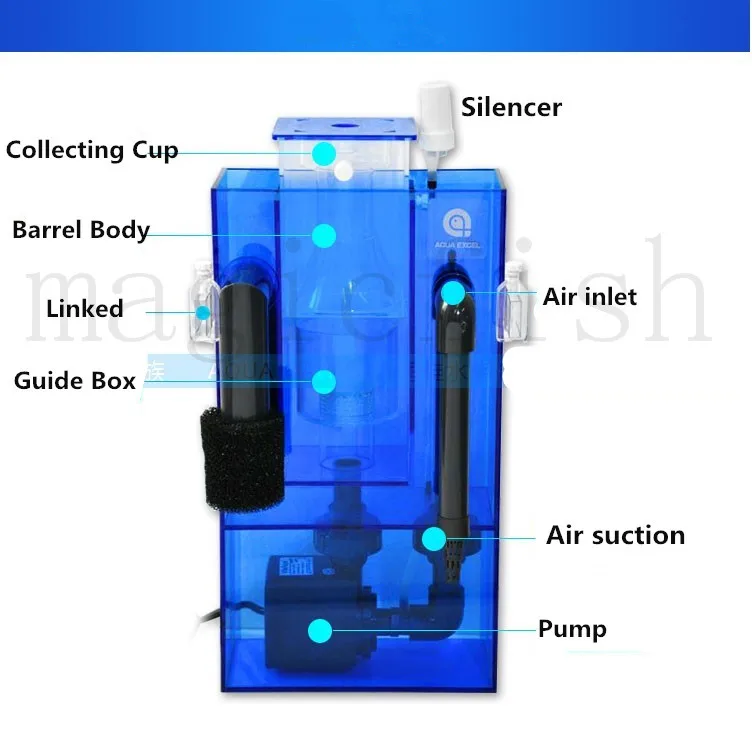 AQUAEXCEL аквариум внешний скиммер HP1 HP2 HPL коралловый рифа фильтр морская вода