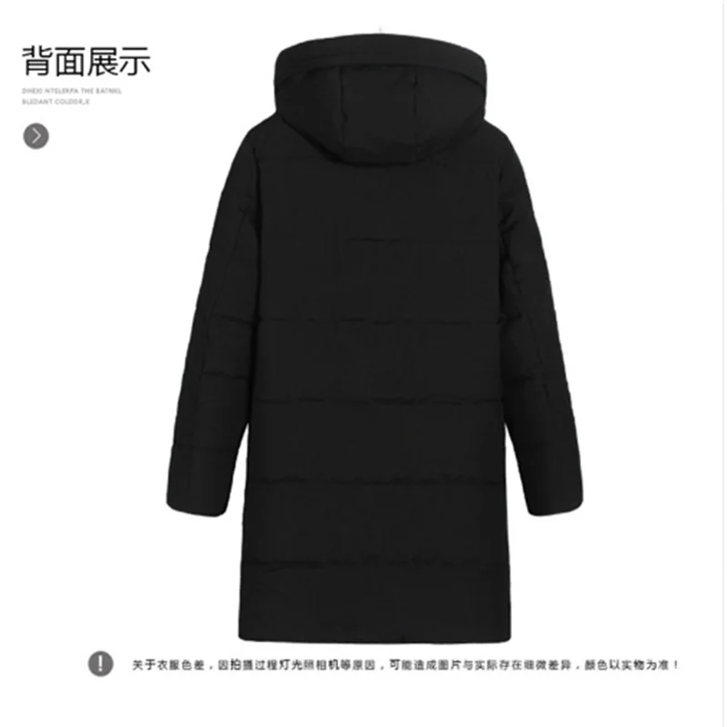 Новинка Мужская зимняя длинная ветрозащитная куртка-парка с хлопковой