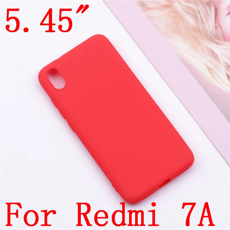 Силиконовый чехол для Xiaomi Redmi 7A, чехол, Мягкий ТПУ силиконовый чехол, чехол для телефона, для Xiaomi Redmi 6A 4A 5A 7A, чехол, бампер