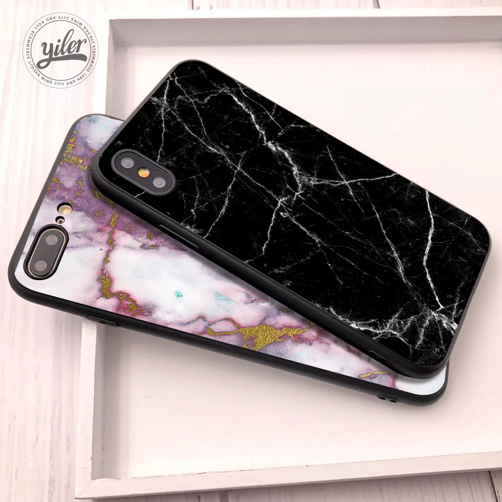Fashion Marble Granite for Funda iPhone 7 8 Plus SE 2020 XR X case Cover Case XS 11 Pro Max 6s Phone Cases | Мобильные телефоны и