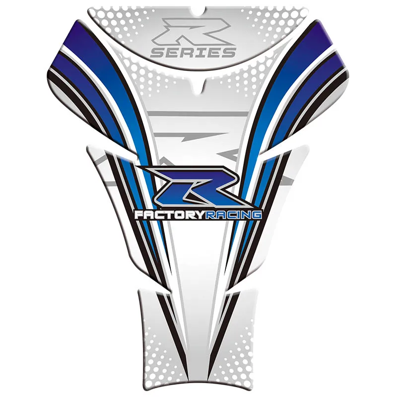 Наклейка на бак мотоцикла, 3D накладка на бак Fishbone, защитные наклейки для Suzuki GSXR 600 750 1000