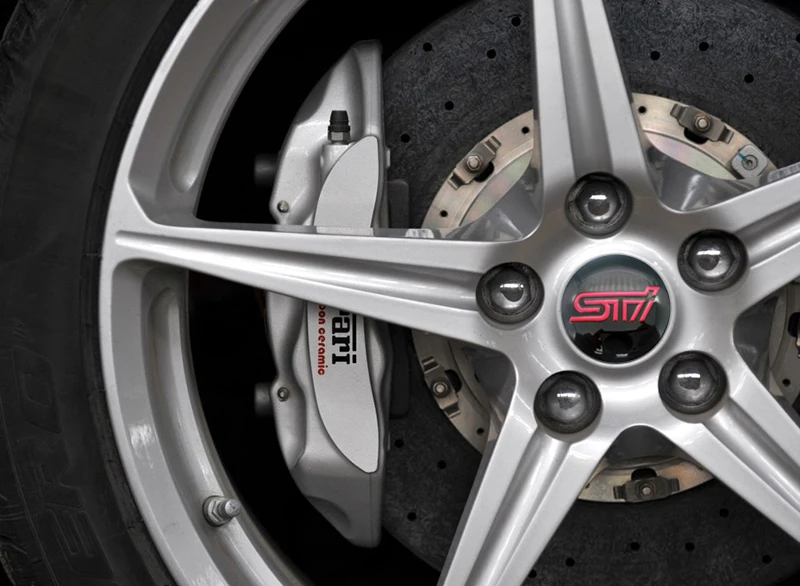 4 шт. 56 мм с логотипом STI Стикеры s Авто Центральная втулка колеса автомобиля