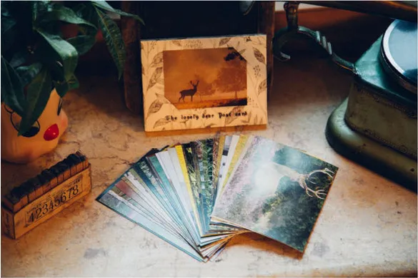 Новая Винтажная красивая открытка с оленем 32 шт./лот | Дом и сад