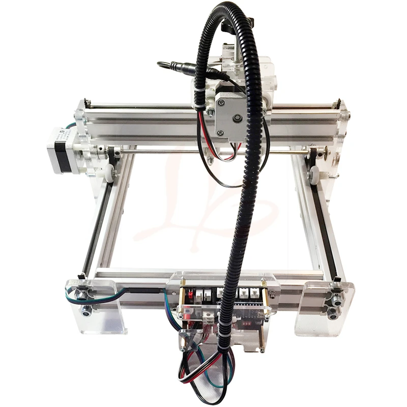 Синий фиолетовый мини лазерный гравировальный станок лазер 2017 500 МВт 2500 мвт 10 Вт
