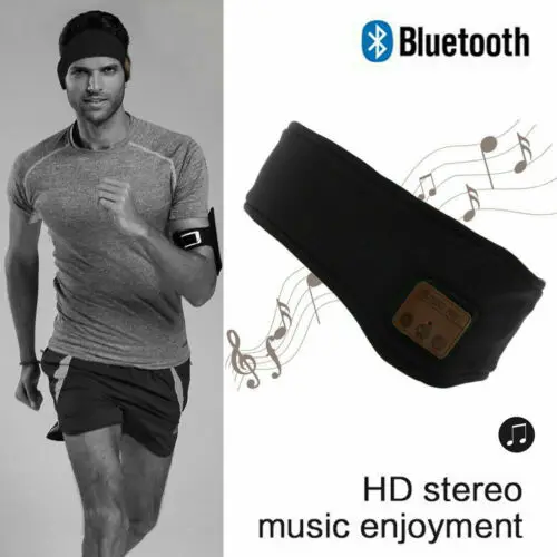 Беспроводные Bluetooth-наушники вязаная музыкальная головная повязка гарнитура с