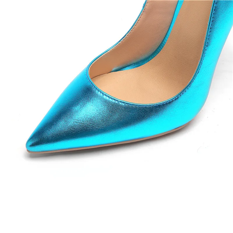 Туфли лодочки женские на высоком каблуке золотистые/серебристые 2019|Женские