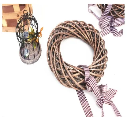 Украшение Модный цветочный венок кольцо из ротанга свадебные принадлежности