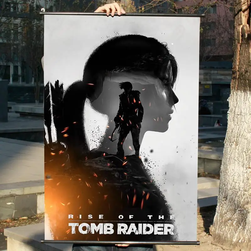 &quotTomb Raider 10 Rise&quot HD игра кино настенные свитки Плакат Бар Кафе домашний декор