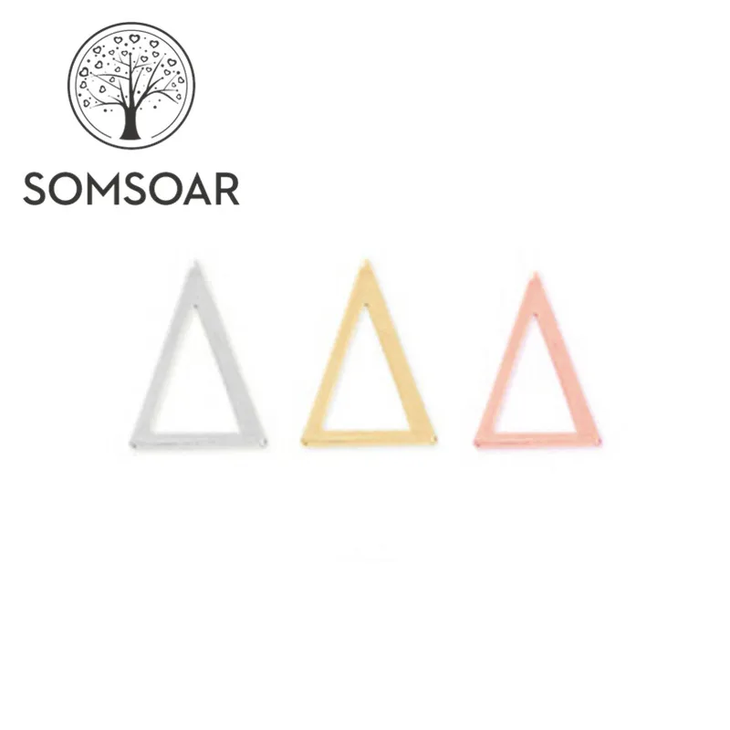 Somsoar Jewelry 2018 новейшие Подвески Delta Slide для кожаного браслета и сетчатого 50 шт./лот |