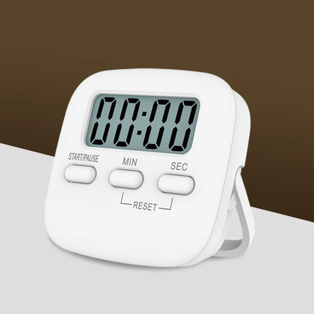 Electronic Sports ABS Portable Clear Voice Kitchen Timer Countdown Alarm LCD Digital Office Battery Powered With Speaker Home | Дом и сад