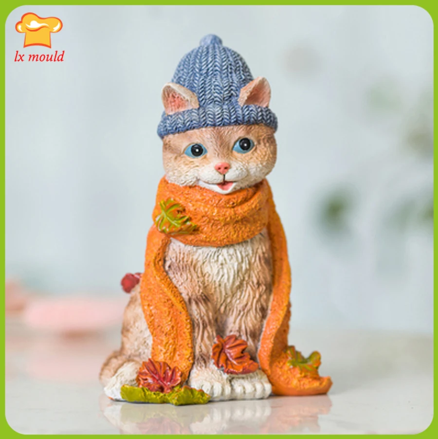 Кленовый лист · Кошка Силиконовые Формы Животные котенок подарок на день