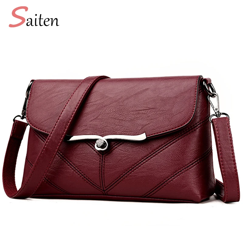 Сумки через плечо Saiten из искусственной кожи дизайнерские 2018|leather bags women|bag ladiesbrand