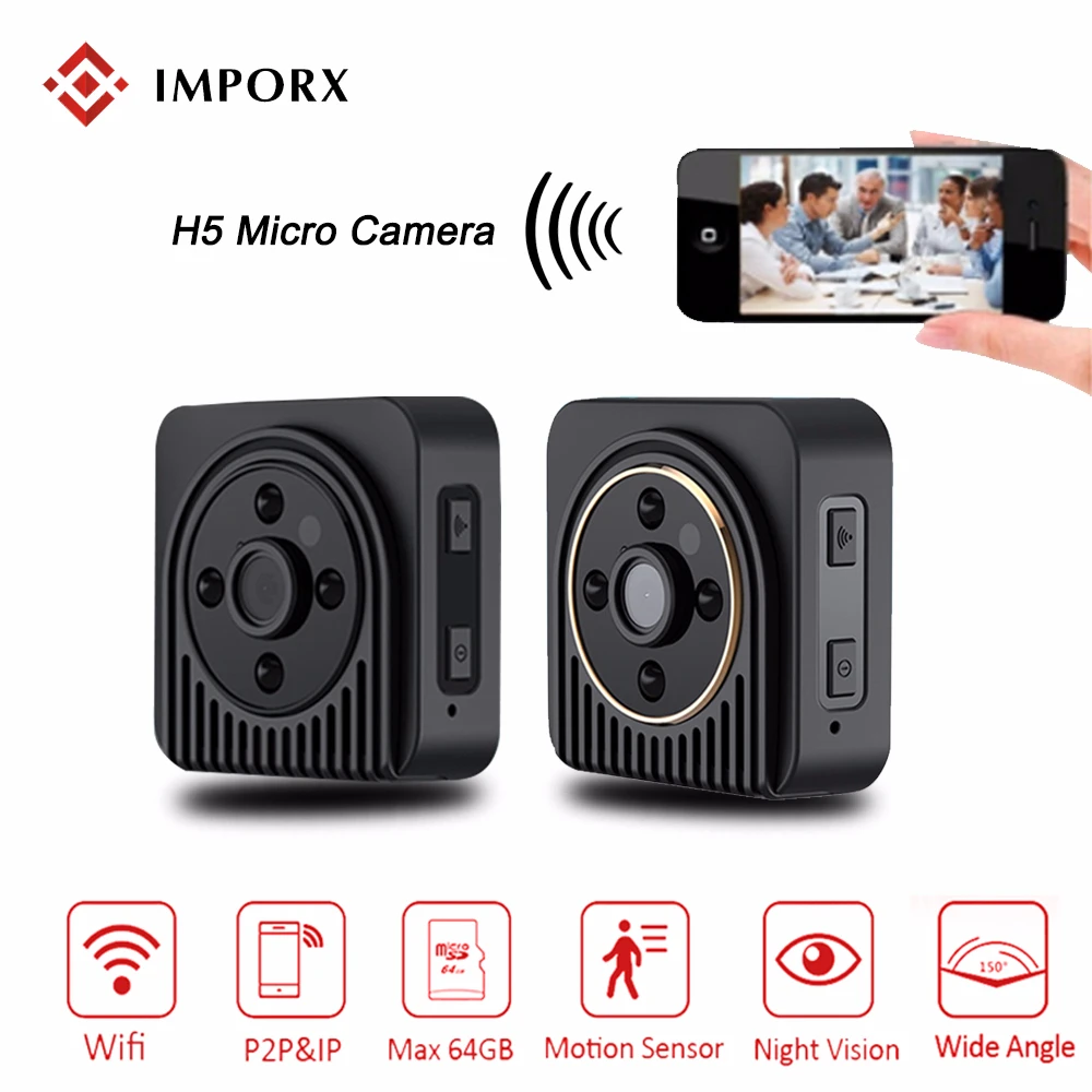 IMPORX 720P HD H5 беспроводной монитор безопасности DV камера IP инфракрасное ночное