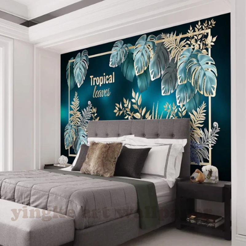 2019 новейшие 3d обои Северная Европа простые расписанные вручную росписи лист