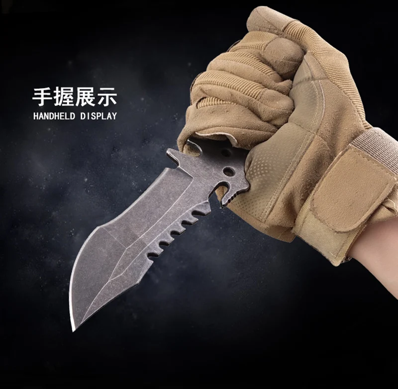 Cs go выживания Дайвинг карманный нож HX на открытом воздухе 440C Лезвие фиксированный нож DIY ручка ganzo охотничьи Тактические Ножи ЦАВС инструмент для кемпинга