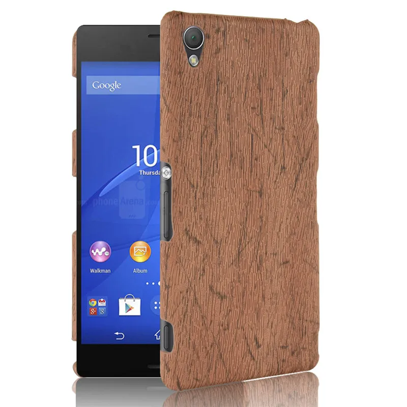 Для sony Xperia Z3 чехол для телефона бампер PC Пластиковый Чехол из искусственной кожи для sony Xperia Z3 D6603 D6643 D6653 D6633 Деревянный чехол s
