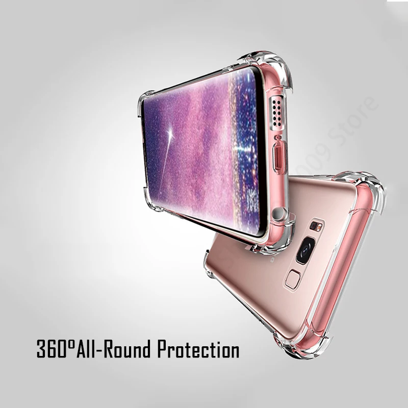 Sixeve ясности TPU чехол для samsung Galaxy S8 плюс прозрачный силиконовый мягкий защитный