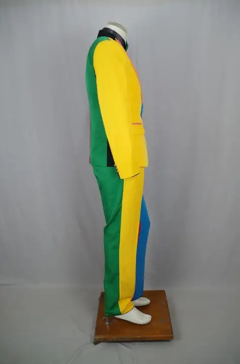 Пиджак + брюки мужской индивидуальный Блейзер тонкая куртка свадебный костюм для