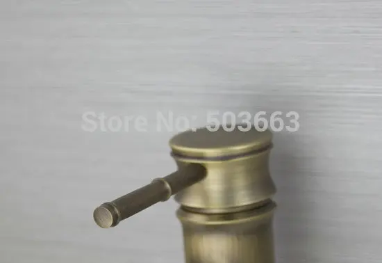 E pak 8640/1 короткий кран для горячей/холодной воды античная латунь ванная комната