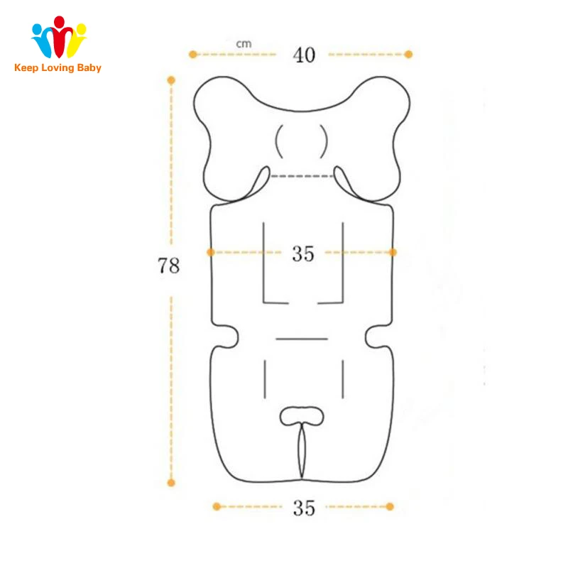 С принтом Коляска Pad место теплой подушки Матрасы наволочка детьми перевозки