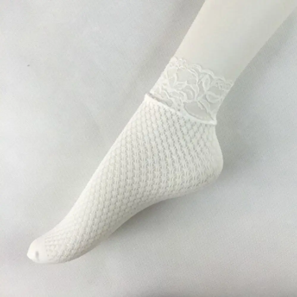 1 пара дышащих ультратонких носков летние женские прозрачные кружевные шелковые