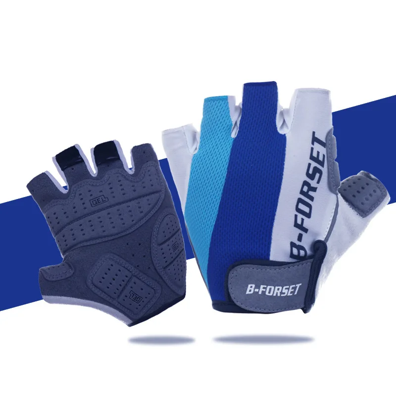 

Cross border for summer cycling Half Finger Gloves outdoor sports fitness bicycle short finger wholesale gloves wholesale