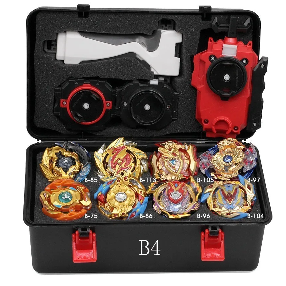 B4 Takara Tomy Bey Bay Burst золотые игрушки все модели коробка для хранения набор верхней пусковой установки тупи Металл Бог Burst спиннинг Топ лезвия - Цвет: B4