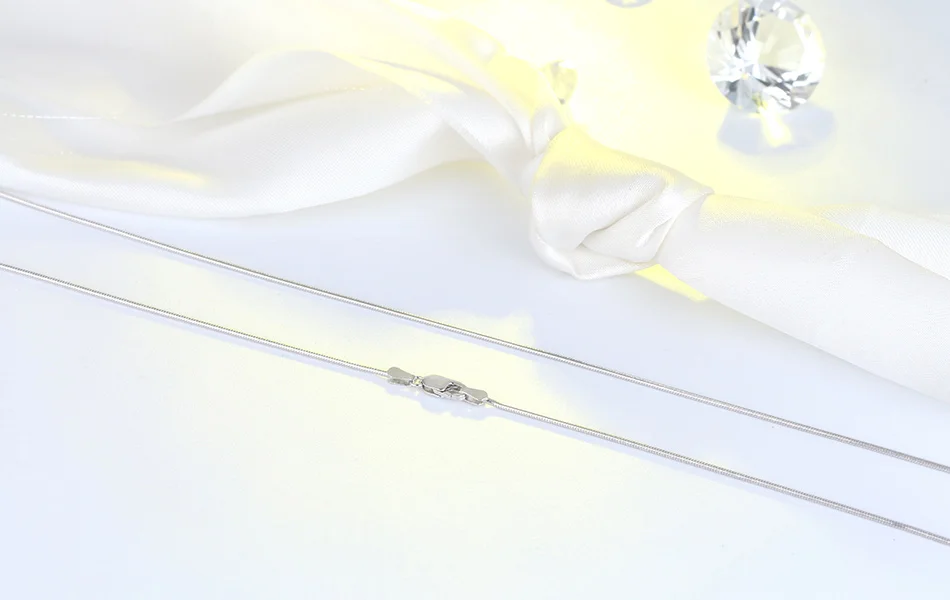 ORSA JEWELS серебряное ожерелье из натуральной 925 пробы, цепочка в виде змеи, модное ожерелье, цепочки без содержания свинца и никеля, 45 см, 50 см, ювелирное изделие SC09