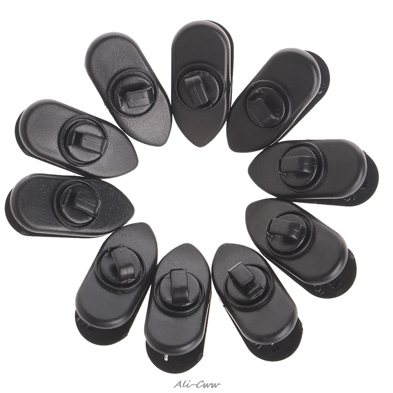 

10Pcs/Set Cable Cord Clip Clamp Collar Lapel Shirt Holder For Headphone Earphone