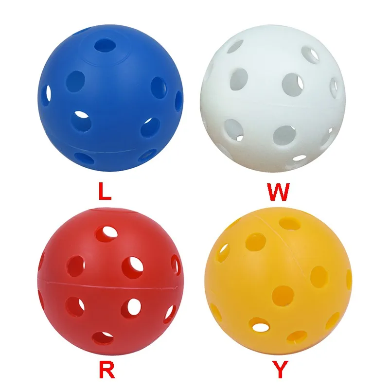 20 шт./лот 41 мм Обучающие приспособления для игры в гольф Палочки leball шары воздушный поток полые с отверстием мячи для гольфа на открытом воздухе мячи для обучения игре в гольф Палочки