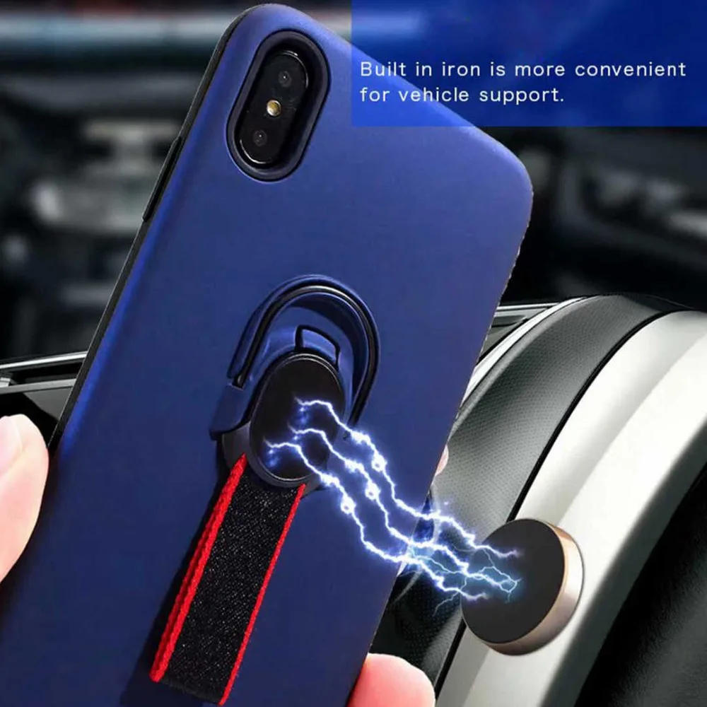 Чехол для телефона IMIDO iPhone X XS MAX XR 8 7 6 6S Plus 5 5S SE силиконовый чехол-подставка из ТПУ |