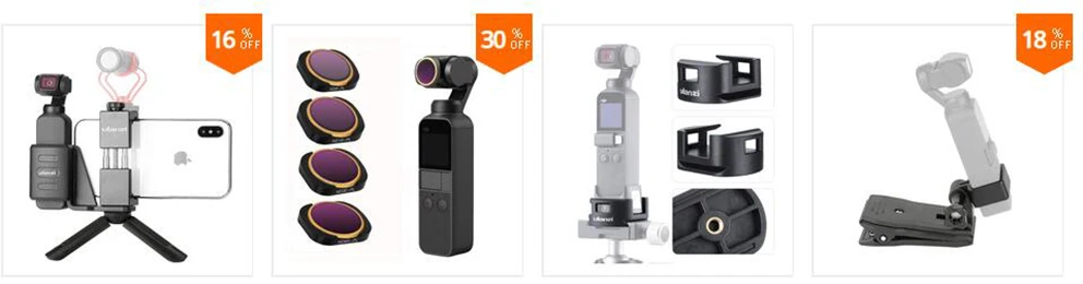 Osmo карманные аксессуары смартфон фиксирующий Зажим 1/4 дюймов держатель кронштейн стабилизатор телефон для DJI Osmo карманные аксессуары