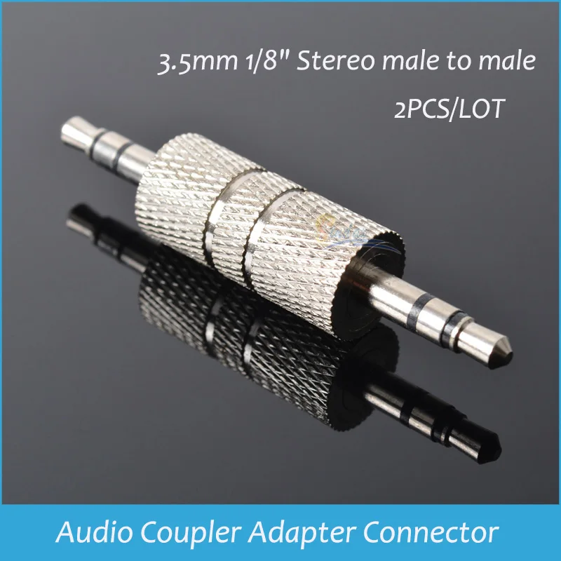 3 5 мм 1/8 &quotстерео RCA штекер для 1/8&quot стерео Соединительный разъем адаптер 2