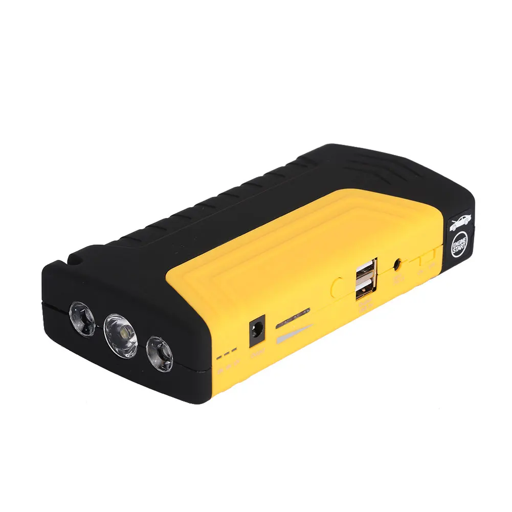 Vehemo двойной USB Черный Многофункциональный DIY Автомобильный скачок стартовый комплект компас автомобильный Электропитание SOS скачок стартовый комплект источник питания