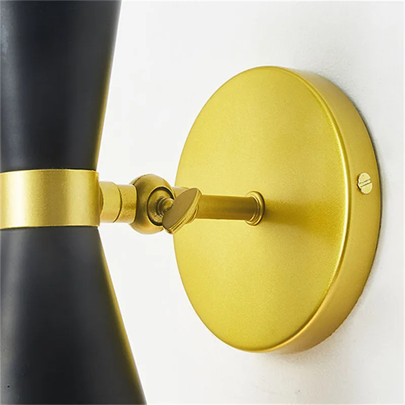 Простой современный настенный светильник в скандинавском стиле индустриальные