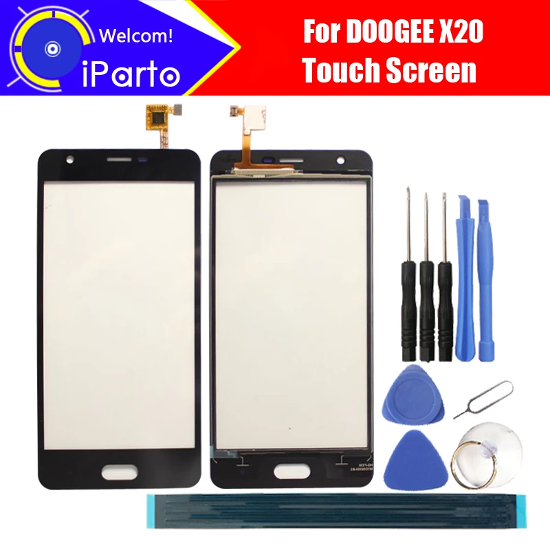 Стекло для сенсорного экрана DOOGEE X20 5 0 дюйма 100% гарантия оригинальная новая