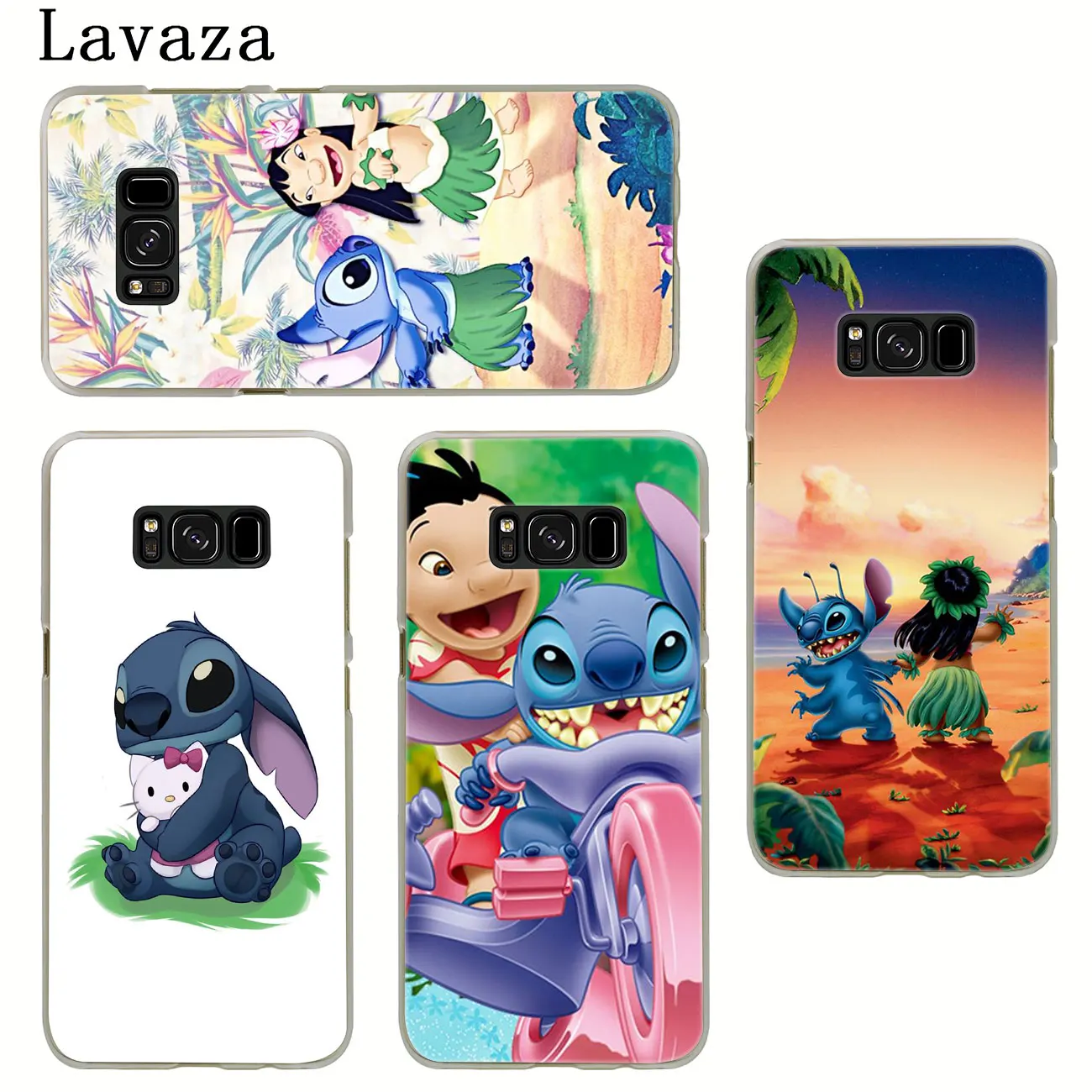 Милый жесткий чехол для телефона Lavaza Lilo Stitch Samsung Galaxy S7 S6 Edge S8 S9 + S10 Plus