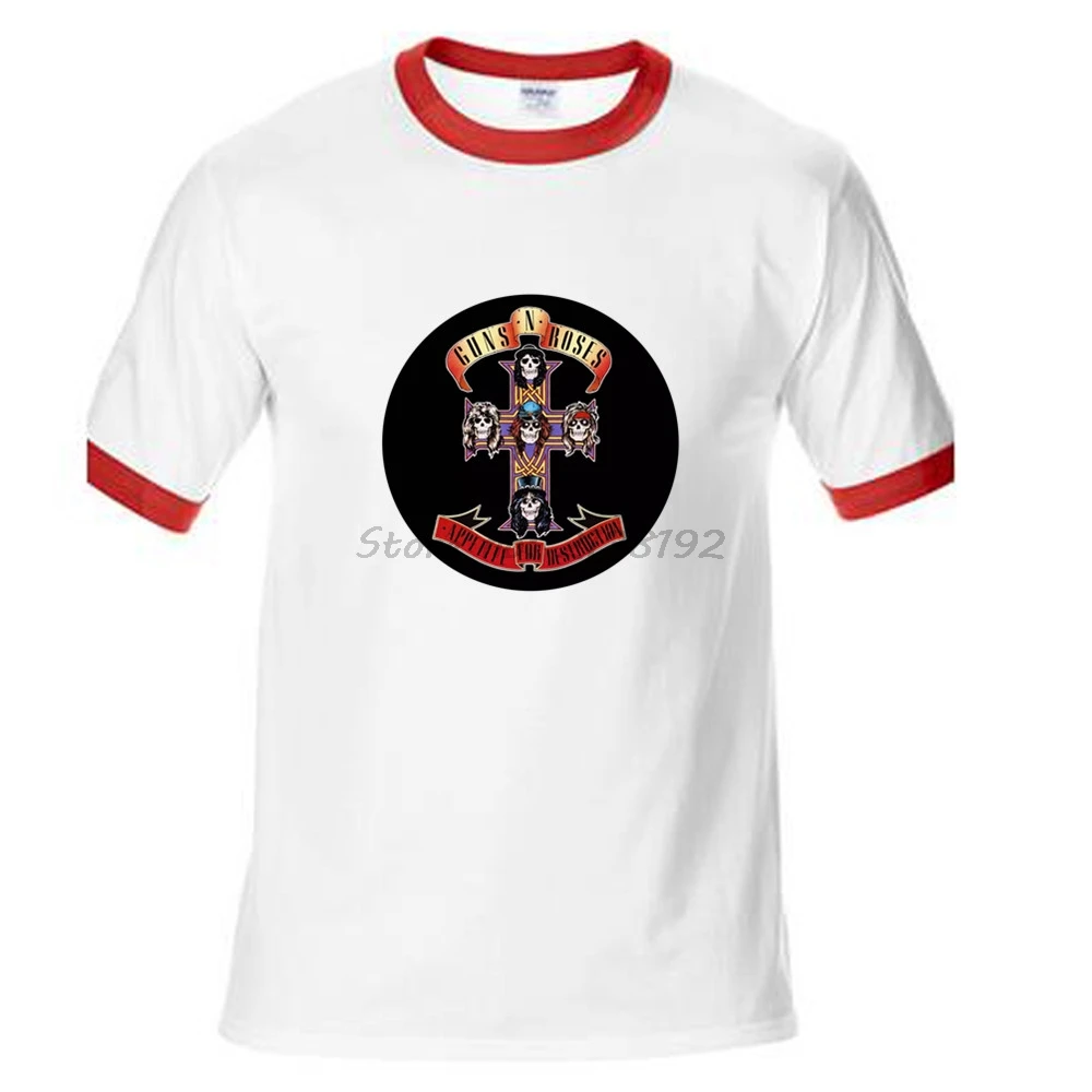 Мужская футболка Guns N Roses аппетит хлопковая брендовая модная мужская Футболка