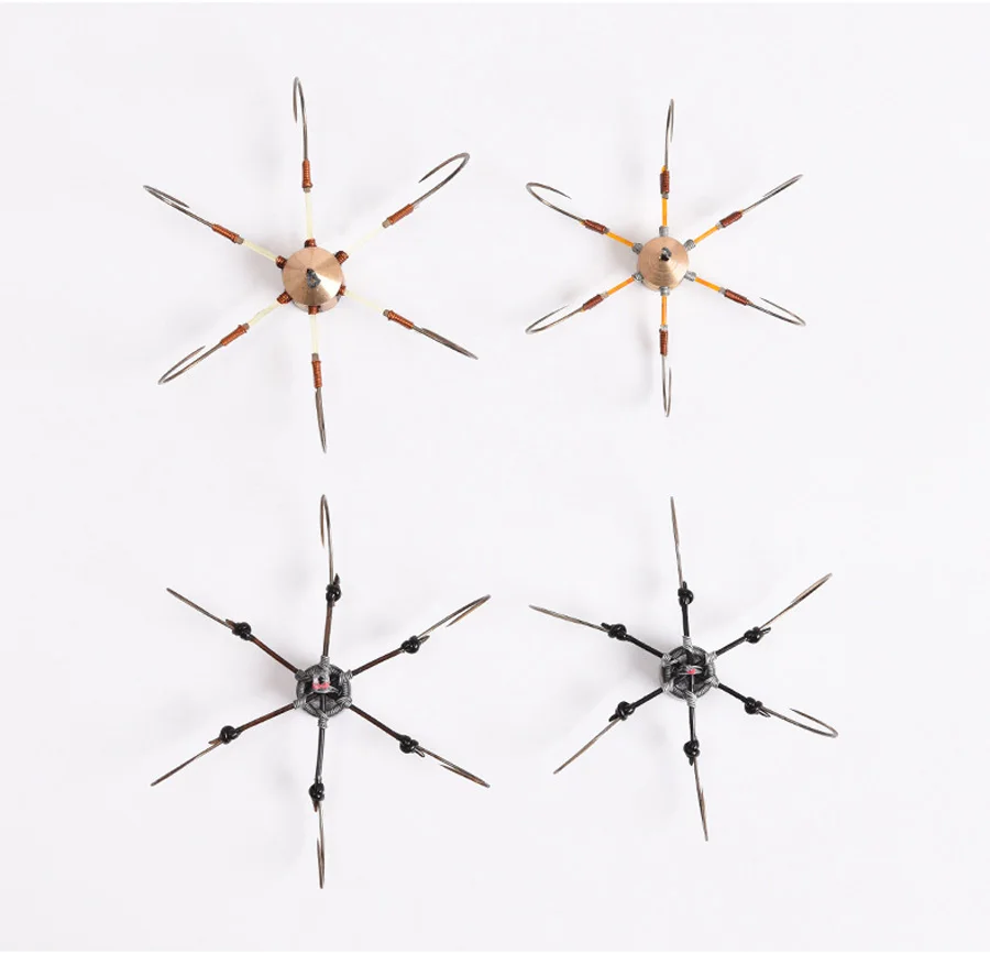 5 шт. 11 см большой вьетнамский якорь для морской рыбалки тройной крючок с