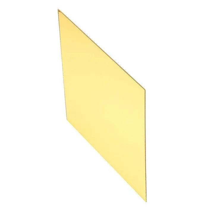 Closet etc Decoration Gold DIY Doors Acrylic Shape Decal Living Mirror Wall Walls Windows Bedroom 3D Diamond Room Sticker | Дом и сад